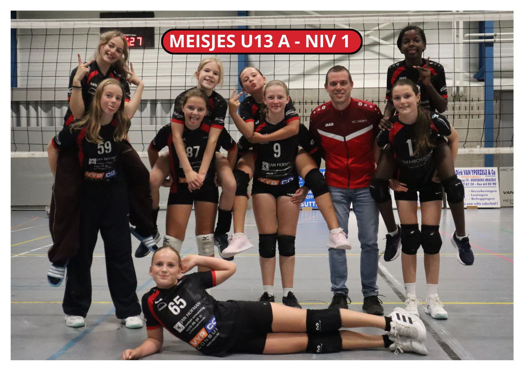 Meisjes U13 niveau 1